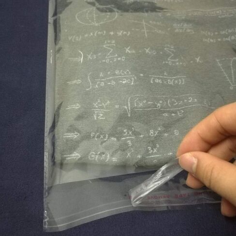 200 Pcs 12" x 15" Self Seal Clear Cellophane Bags Resealable Plastic Apparel Bags Perfect for Packaging Clothing, T-Shirt, Brochure, Prints, Handicraft Gift in Saudi Arabia