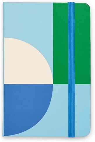 POKETO Lined Pocket Notebook Journal - 80 Page College Ruled Travel-Sized Notebook, 100 GSM Thick Paper, Hardcover - 3.5" x 5.5" - Sky Geo in Saudi Arabia