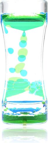 3 Packs Liquid Motion Bubblers Sensory Toys, Liquid Bubble Timer Fidget Stress Relief Desk Toys Visual Oil Timer Calming Anxiety, ADHD & Autism Handheld Water Game in Saudi Arabia