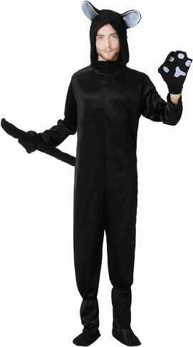 Monkey Onesie Costume for Adults Animal Piece Pajama with Attached Hood and Tail Halloween Cosplay in Saudi Arabia