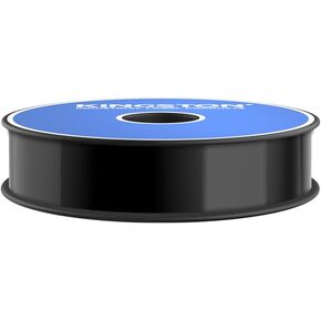 Kingston Premium Vinyl Label Tape, Black, 1" x 150' for DuraLabel, LabelTac, VnM SignMaker, SafetyPro, Viscom and Others