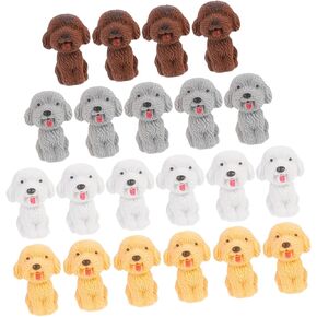 36 Pcs Animal Pencil Erasers for Kids Fun Puppy Shaped Erasers Cute Desk Pet Erasers for School Classroom Rewards Bulk Novelty Erasers for Students