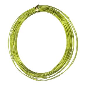 uxcell 18 Gauge 1mm Aluminum Wire, 32.8 Ft(10m) Bendable Metal Wire Jewelry Craft Wire Beading Armature Wire for DIY Crafts Wreath Making Sculpting Floral Bonsai Trees, Lime Green