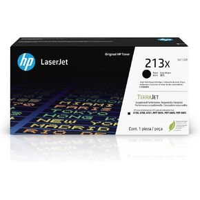 HP 213X High Yield Black Original Laserjet Toner Cartridge, W2130. Works Laserjet Enterprise 5700, 5800, 6700, 6701, 6800, 6801