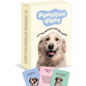 Positive Affirmation Cards for Dog Lovers - 50 Daily Motivational Cards and Self Care Techniques for Stress and Anxiety Relief - Dog Mom Gifts for Women, Dog Dad, Fur Mama Inspiring Dog Themed Gifts