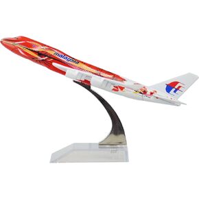 24-Hours Malaysia Airlines System Berhad Boeing 747 Plane Model Hibiscus Alloy Metal Plane Model Airplane Die-cast 1:400