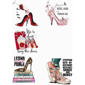 10pcs Ghostly Lady Dtf Transfers Ready to Press Iron On Decals Heat Transfer Patches for Clothing Washable Woman Heat Press Decoration Applique Decal