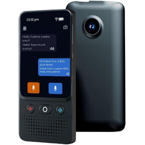 Portable Real Time Translation Device, Traductor De Voz Instantaneo 2024, Voice+Text+Photo Electronic Foreign Language Translators, 17 Languages no WiFi Needed