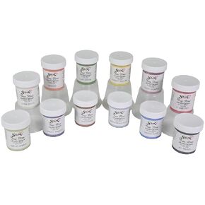 Sax True Flow Underglaze Set, 2 Ounces, Acrylic, Assorted Colors, Set of 12 - 1371407