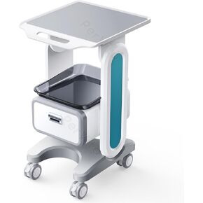 Professional Medical Trolley Cart with Wheels Mobile Ultrasound Cart Beauty Storage Utility Cart Rolling Cart with Drawer for Home Bedroom Salon Lab Hospital Dental Office Clinic
