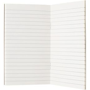 Ruled Page Notebook/Travel Journal Refill Set Kraft Cover Notebook 6.5x4.5inches,Pack of 3