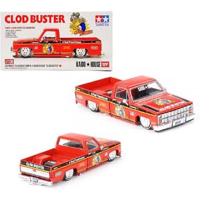 1:64 Scale Diecast Model Car Compatible with Chevrolet Silverado Tamiya x Kaido House “CLOD Buster" Orange Limited Edition by Kaido House KHMG130