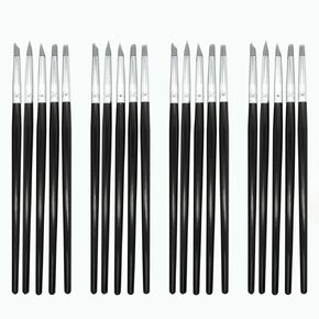 4 Set Silicone Tips Clay Modeling Clay Sculpting Tools Wipe Out Pottery Tools for Carving,Shaping,Clay Sculpture,Modeling,Painting