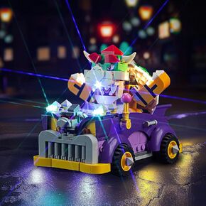 LED Lighting Compatible with Lego Bowser's Muscle Car Expansion Set 71431, Light Kit Compatible with Lego 71431, Giving Light to Model, NOT Included The Model Set（Customized Version）