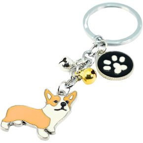 Cute Soft Enamel Dog Keychain - Premium Quality Pet Lover Accessory - Available in Multiple Breeds