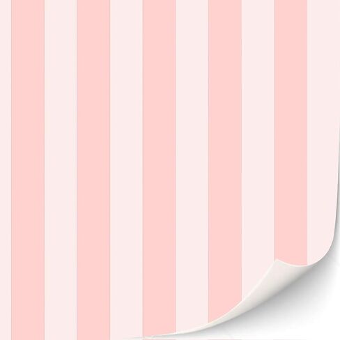 3 Sheets Self-Adhesive Wallpaper for Dollhouses Scale 1:12 Modern Wallpaper Art Deco Wallpaper Artdeco Wallpaper (Pink Stripes) in Kuwait