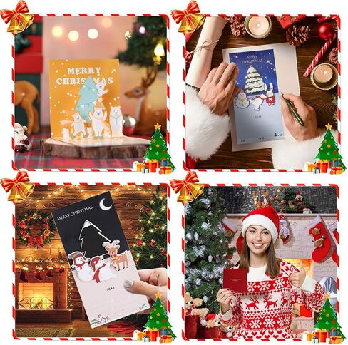 بطاقات عيد الميلاد المجيد، بطاقات عيد الميلاد المنبثقة، مجموعة بطاقات عيد الميلاد ثلاثية الأبعاد، بطاقات تهنئة لعطلة عيد الميلاد ثلاثية الأبعاد، بطاقات عيد الميلاد الممتعة للأطفال الأخت، بطاقات عيد الميلاد ثلاثية الأبعاد لعيد الميلاد - حزمة من 6 in Saudi Arabia
