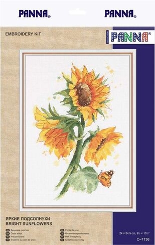 PANNA - Counted Cross Stitch Kit - Welsh Corgi - J-7098-16 Count - Aida - 9,84 x 7,87 inch - DIY kit in Kuwait
