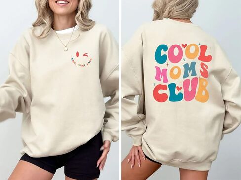 سويت شيرت نسائي كبير الحجم من In My Mama Era، بلوفر نسائي كاجوال بأكمام طويلة in Kuwait