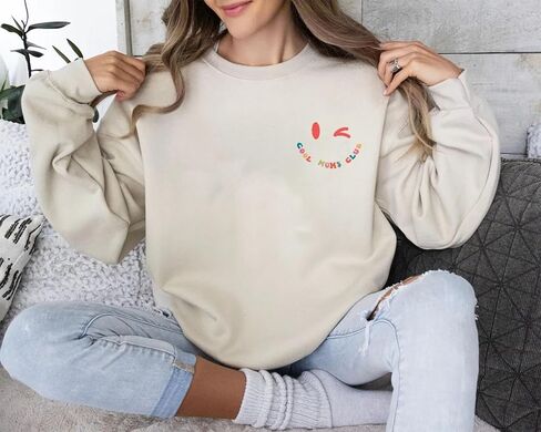 سويت شيرت نسائي كبير الحجم من In My Mama Era، بلوفر نسائي كاجوال بأكمام طويلة in Kuwait