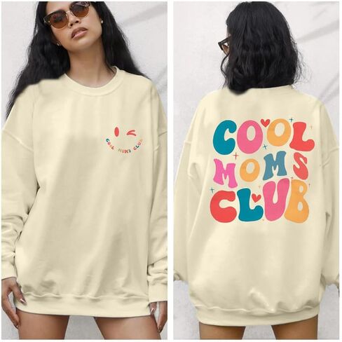 سويت شيرت نسائي كبير الحجم من In My Mama Era، بلوفر نسائي كاجوال بأكمام طويلة in Kuwait