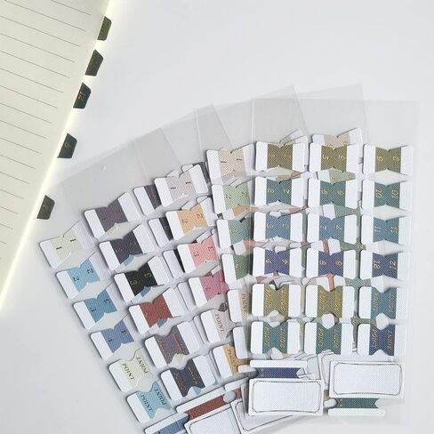 6 Pcs Monthly Tabs Monthly Calendar Stickers for for Planners Journal and Notebook Organizations (Style2-16Sheets) in Saudi Arabia