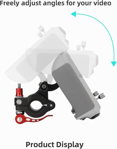 حامل جهاز تحكم عن بعد للدراجة من O'woda RC لـ DJI Mini 3 / Mini 3 Pro/Mavic 3 Pro، حامل بمشبك دراجة قابل للتعديل متوافق مع ملحقات DJI RC in Kuwait