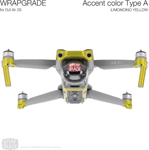 غلاف تغليف متوافق مع DJI Air 2S | لون التمييز A (أصفر نيون) in Kuwait