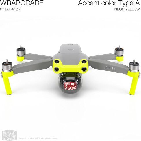 غلاف تغليف متوافق مع DJI Air 2S | لون التمييز A (أصفر نيون) in Kuwait