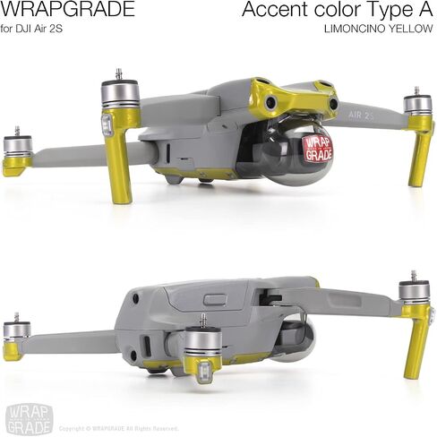 غلاف تغليف متوافق مع DJI Air 2S | لون التمييز A (أصفر نيون) in Kuwait