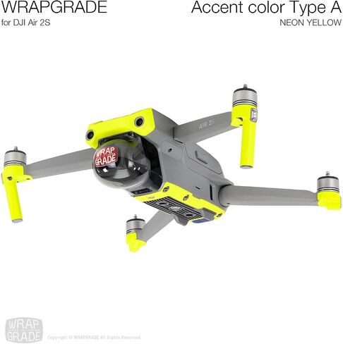 غلاف تغليف متوافق مع DJI Air 2S | لون التمييز A (أصفر نيون) in Kuwait