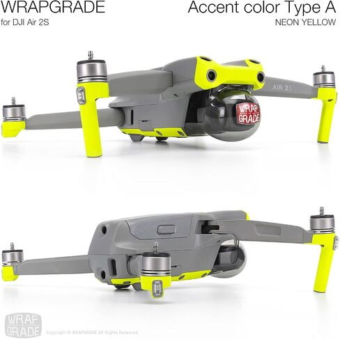 غلاف تغليف متوافق مع DJI Air 2S | لون التمييز A (أصفر نيون) in Kuwait