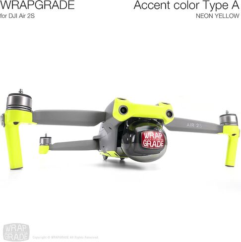 غلاف تغليف متوافق مع DJI Air 2S | لون التمييز A (أصفر نيون) in Kuwait