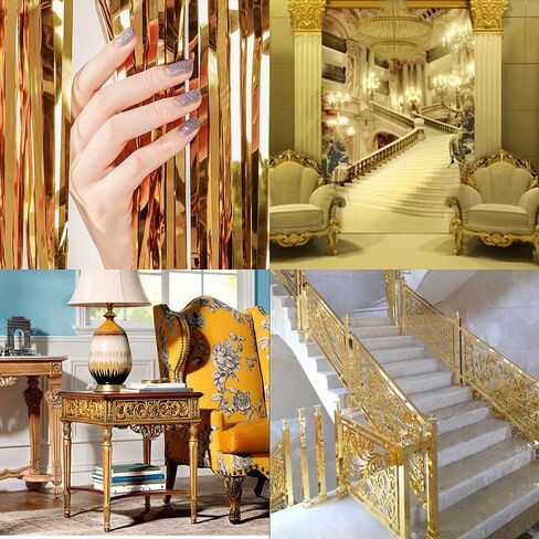 YongBo Metallic Gold Acrylic Paint, 100ml Gold Paint, Gold Leaf Paint for Metal, Wood, Headstone, Painting, Non Toxic Non Fading in Saudi Arabia