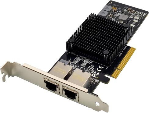 10G PCIe Network Card NIC Adapter with AQC107 Chipset +3ft Cat8 Ethernet Cable 10GB/5GB/2.5GB/1000M PCI Express Gigabit Ethernet Card RJ45 LAN Controller Support PXE in Saudi Arabia