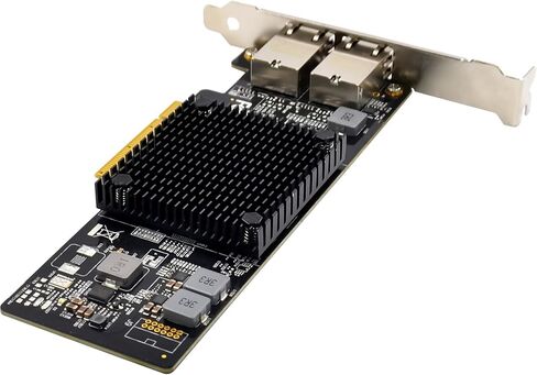 10G PCIe Network Card NIC Adapter with AQC107 Chipset +3ft Cat8 Ethernet Cable 10GB/5GB/2.5GB/1000M PCI Express Gigabit Ethernet Card RJ45 LAN Controller Support PXE in Saudi Arabia
