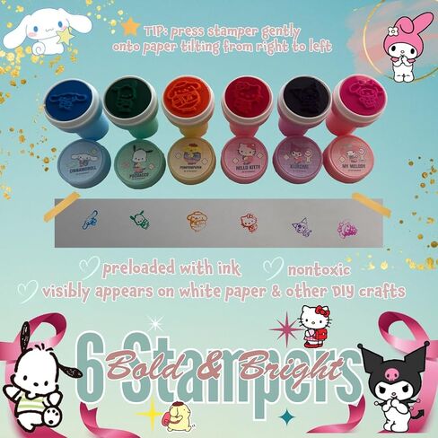 Brainy Writing Set Multicolor Pen Notebook Stampers Kawaii Anime Bunny Dog Cat Kitty Cartoons (YG) in Saudi Arabia