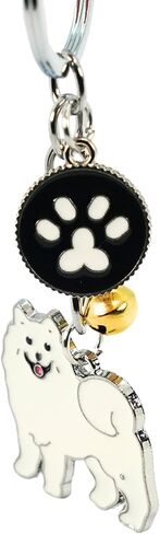 Cute Soft Enamel Dog Keychain - Premium Quality Pet Lover Accessory - Available in Multiple Breeds in Saudi Arabia
