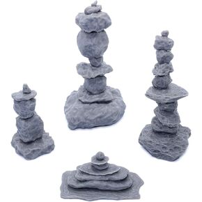 Cairns, 3D Printed Tabletop RPG Scenery and Wargame Terrain for 28mm Miniatures