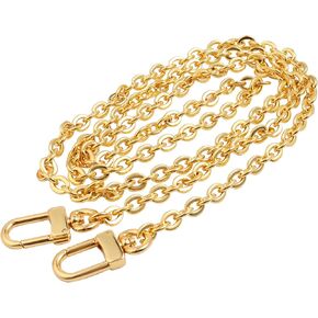 Mini Copper Purse Chain Shoulder Crossbody Strap with Metal Buckles