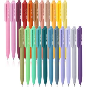 Mr. Pen- Retractable Gel Pens, 22 Pack, Color Ink Gel Pens Fine Point, 22 Vintage Colors, Gel Pens Fine Point, Retractable Pens, Cute Pens, Aesthetic Pens for Journaling Fine Tip Pens