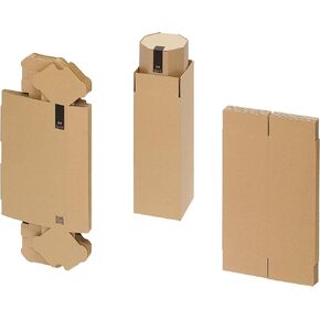 84 Bottle Shipper Single 6 Sets 4.6 x 4.6 x 13.6 Inch Eight-sided Wine Shipping Box Protect Boxes, Craft, 84C6-1C6