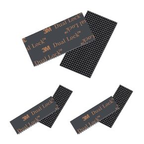 6-Pack Dual Lock Adhesive Strips for EZ Pass/I-Pass/SunPass - 2 Strips (1"x2") and 4 Strips (1.51"x0.51") - Easy Mounting Kit for Toll Tags
