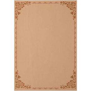 10/50/100 Pcs A4(29.7cm×21cm/11.6″×8.2″) Vintage Flower rabbit Design Letterhead Kraft Writing Paper Set Office School Supplies Stationery Letter Paper (10pcs White 1)