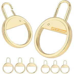 Gold Zipper Pull Replacement Handle Fixer Tab Repair for Handbag Jacket Shoes Bagpack