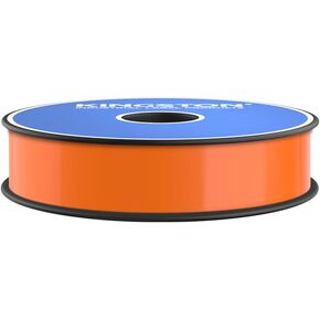 Kingston Premium Vinyl Label Tape, Orange, 1" x 150' for DuraLabel, LabelTac, VnM SignMaker, SafetyPro, Viscom and Others
