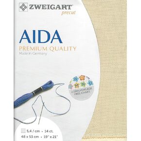 Precut Zweigart Edinburgh 36 Count Platinum 3217/770. Needlework Canvas, Cross Stitch Fabric, Embroidery Canvas 100% Linen