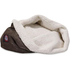 سرير للقطط Villa Storm Burrow مقاس 17 بوصة من Majestic Pet، من جلد الغزال الصناعي، 17 بوصة طول × 17 بوصة عرض × 15 بوصة سمك in Kuwait