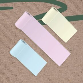 Poooliprint Colored Paper 3 Rolls 57mm Thermal Paper for Poooli Pocket Printer