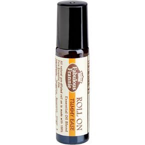 Tummy Ease Essential Oil Blend Pre-Diluted Roll-On 10 ml Tangerine, Spearmint, Ginger and Fennel by Fabulous Frannie
